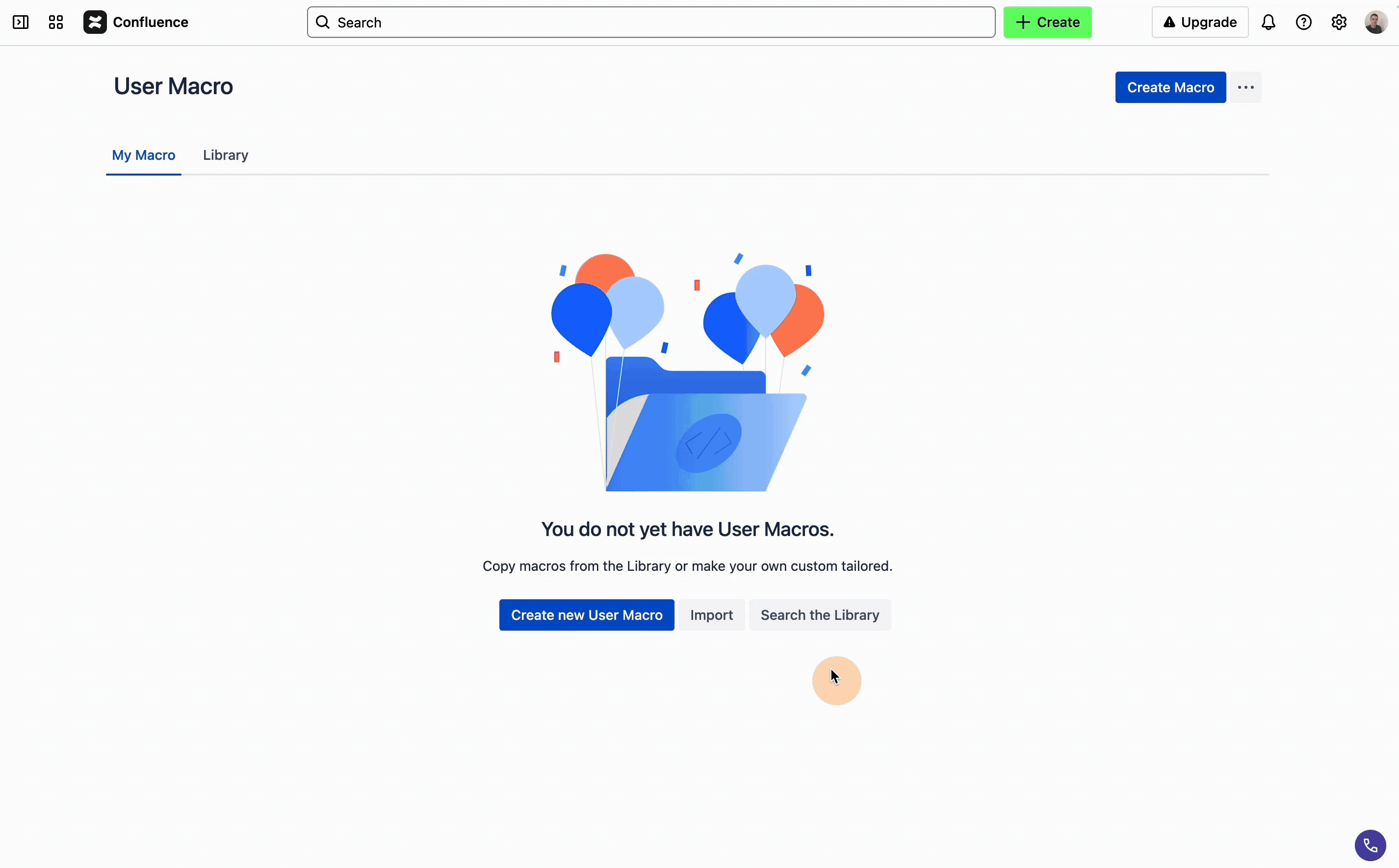 User Macro for Confluence Cloud
